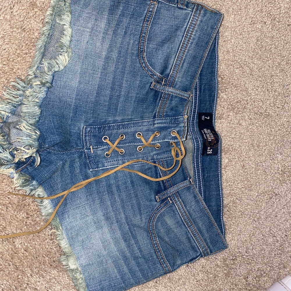 Hollister tie shorts